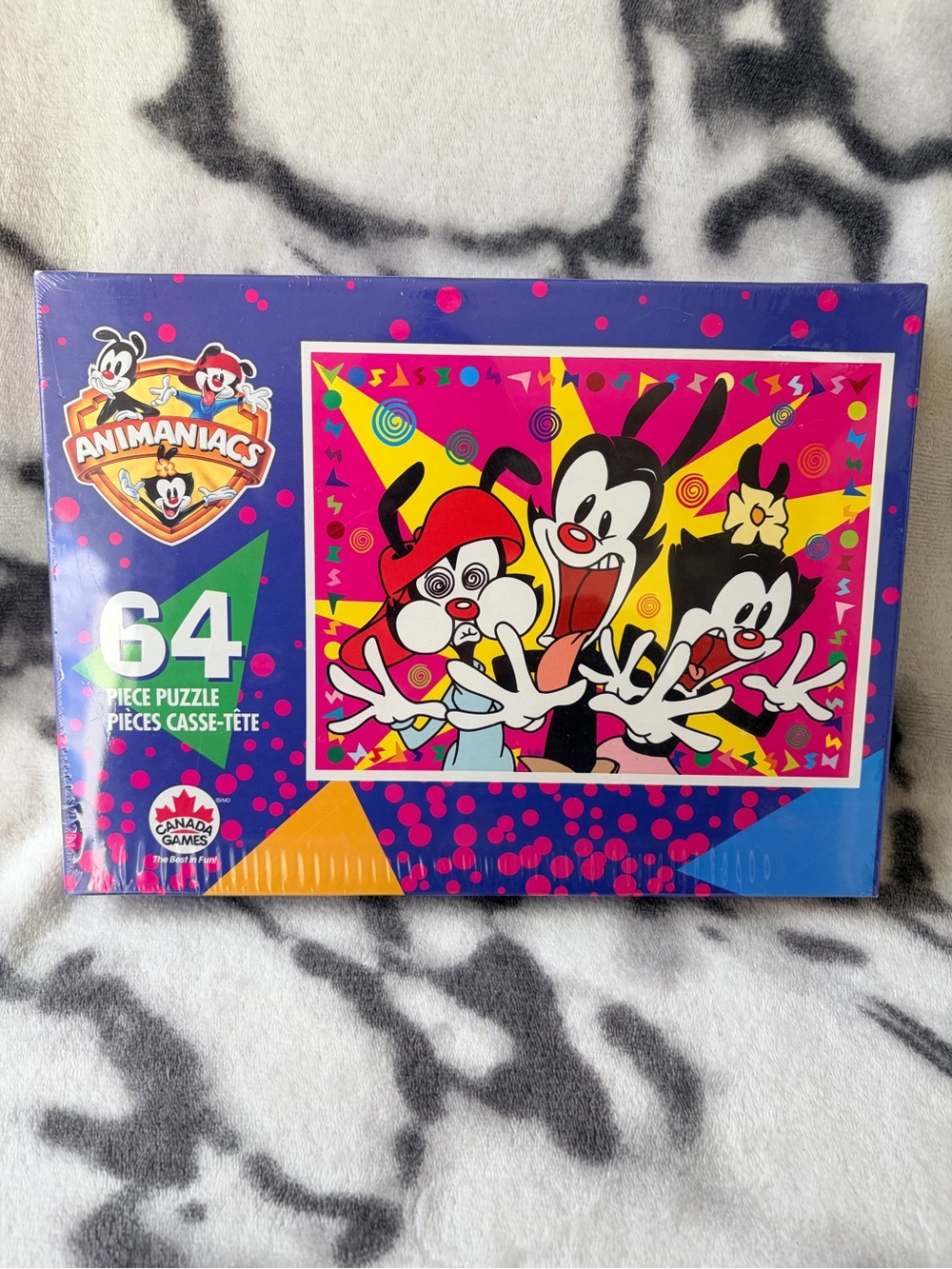 1996 Vintage ANIMANIACS 64-Piece SEALED Jigsaw Puzzle by Canada Games/NIB